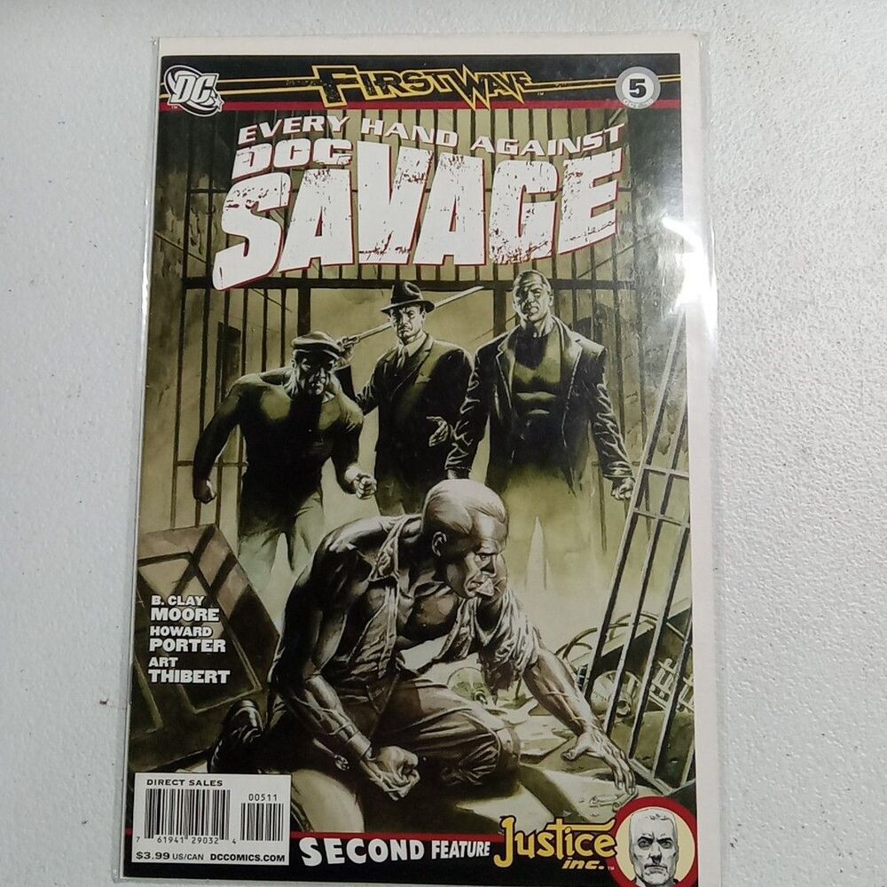DC Comics Doc Savage #5 (2010)-First Wave